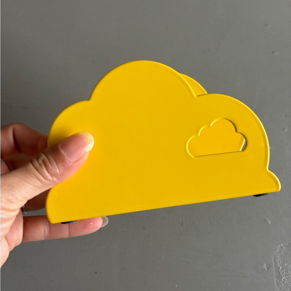 Vintage IKEA Yellow Cloud Napkin Holder - Picture 7 of 7